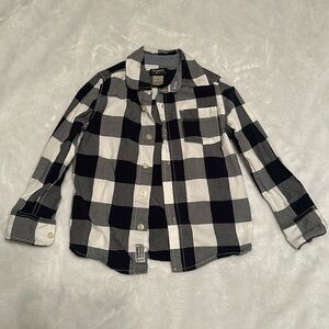 OSHKOSH PLAID PRINT BUTTON DOWN